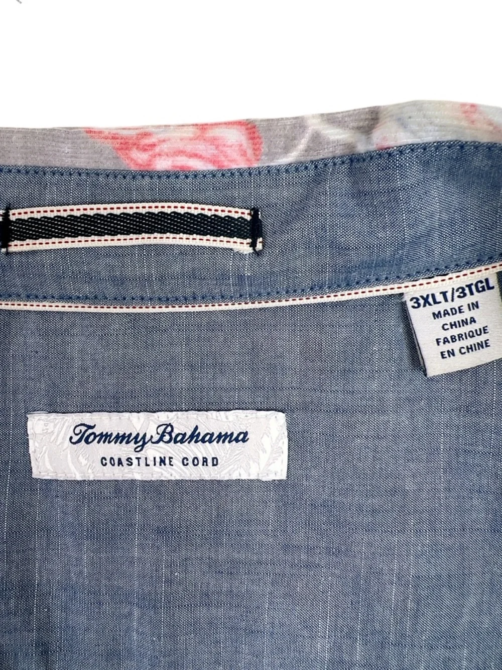 Tommy Bahama Coastline Corduroy Montecito Fronds Long Sleeve Button Shirt 3XL - Picture 7 of 10